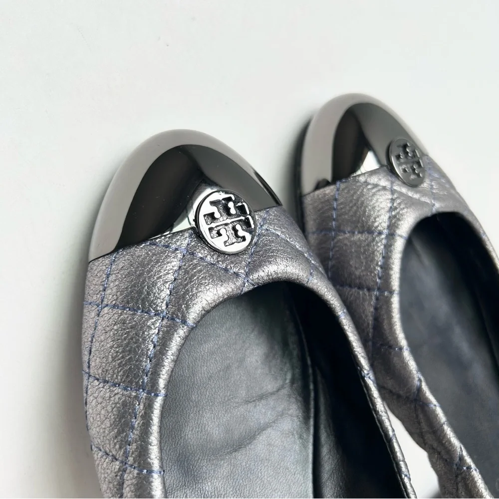 TORY BURCH Kaitlin Quilted Leather Ballet Flats